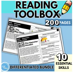 Differentiated reading lessons for 3rd 4th 5th grade