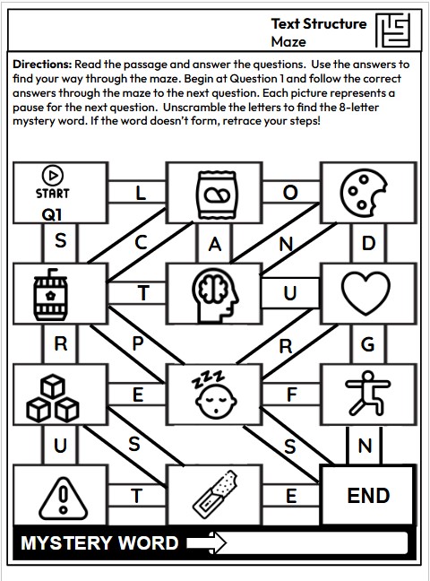 End of year ELA activities that support student engagement in upper elementary.