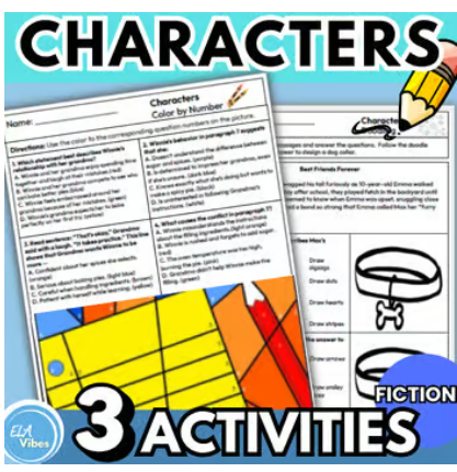 character analysis activities elementary