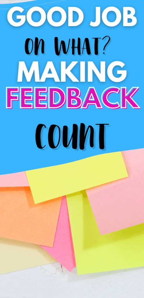 Giving students meaningful feedback on their writing skills