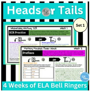 Teacher projecting a Google Slides bell work activity at the beginning of the class period as a perfect way to start the day.